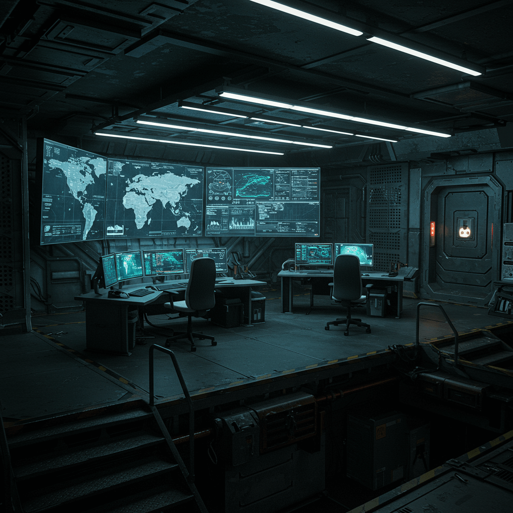 Fortified Subterranean Central Command Hub