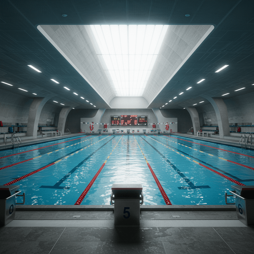 Subterranean Olympic Size Swimming Pool