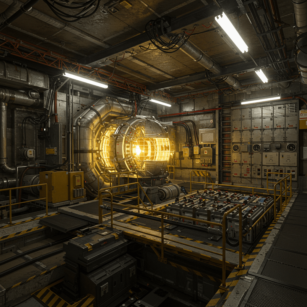 Underground Geothermal and Fusion Power Core